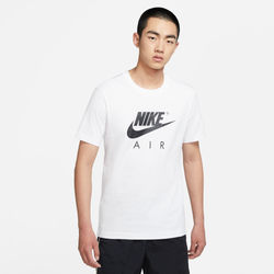 Men T-Shirts - Nike Air - White-White