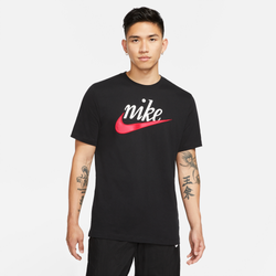 Men T-Shirts - Nike Swoosh - Black-Black