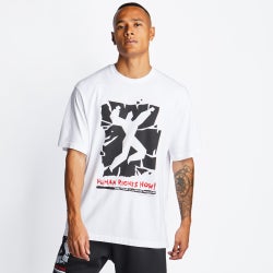 Men T-Shirts - Reebok Human Rights Now Shortsleeve - White-White