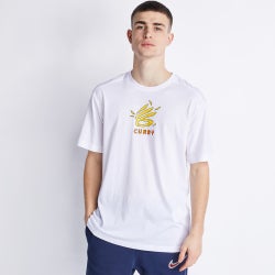 Men T-Shirts - Under Armour Curry - White-Taxi