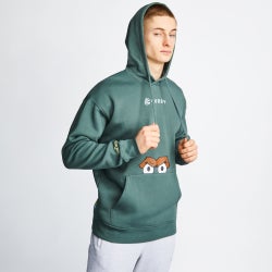 Men Hoodies - Under Armour Curry - Fence Green-Fence Green-Black