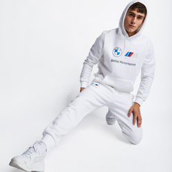 Men Pants - Puma Bmw Cuffed - White-White