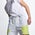 Tommy Jeans Shorts - Men Shorts Silver Grey Heather-Lime