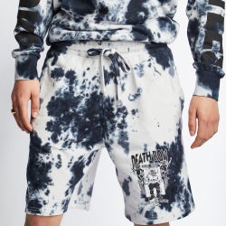 Men Shorts - Crooks&Castles Death Row Basketball - Black-White