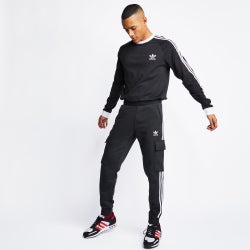 Men Pants - adidas Adicolor Cargo - Black-Black