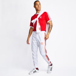 Men Pants - adidas Chile 20 Track Pants - White-Red