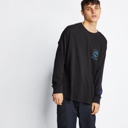 Men T-Shirts - Timberland Northern Lights Longsleeve - Black-Black