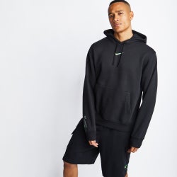 Men Hoodies - Nike T100 Over The Head - Black-Black