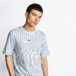 Men T-Shirts - Nike T100 Shortsleeve - Wolf Grey-Wolf Grey