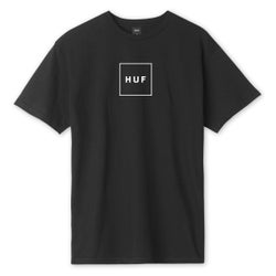 Men T-Shirts - HUF Box - Black-Black