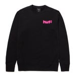 Black-Black- AS HUF SHAKE CRWNCK BLK/BLK