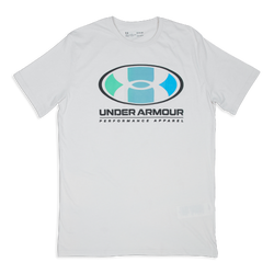 Men T-Shirts - Under Armour Lockertag - Summit White-Summit White