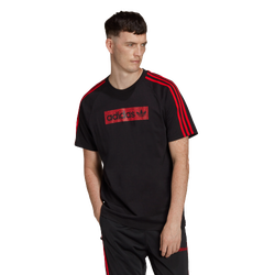 Men T-Shirts - adidas Spirit - Black-Red