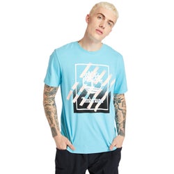 Men T-Shirts - Timberland Summer - Blue-Blue