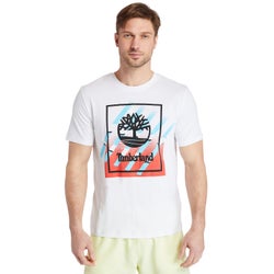 Men T-Shirts - Timberland Graphic - White-White
