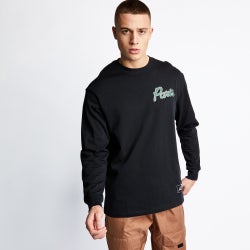 Men T-Shirts - Jordan X Psg Longsleeve - Black-Black