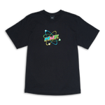 Black-Black- AS HUF CHMSTRY TEE BLK/BLK