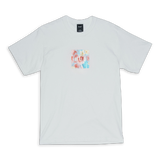 White-White - AS HUF FOIL FLWR BX LG TEE WHT/WHT