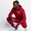 Nike Club Over The Head - Men Hoodies Pomegranate-Pomegranate-White