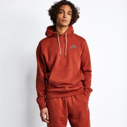Men Hoodies - Nike Club M2z Over The Head - Redstone-Multi Color