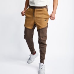 Men Pants - Nike Tech Fleece Cuffed - Ironstone-Dk Driftwood-Black
