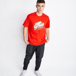 Men T-Shirts - Jordan Gift Giving - Chile Red-Metallic Gold