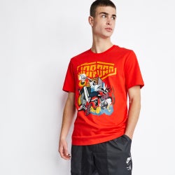 Men T-Shirts - Jordan Sports Dna  Shortsleeve - Chile Red-Pollen-(White)