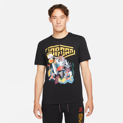 Men T-Shirts - Jordan Sport Dna - Black-Pollen-(Chile Red)