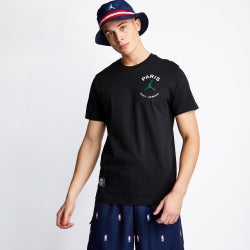 Men T-Shirts - Jordan Psg - Black-(Noble Green)