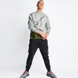 Men Sweatshirts - Nike Crew Neck - Dk Grey Heather-Dk Grey Heather
