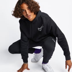Men Hoodies - Nike Over The Head - Black-Black