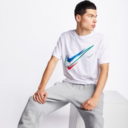 Men T-Shirts - Nike Shortsleeve - White-White