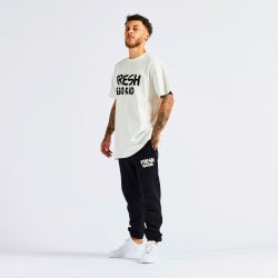 Men Pants - Fresh Ego Kid Bel Air Boucle Jogger - Black-Black