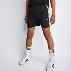 Men Swimwear - adidas Adicolor 3 Stripe Swimshort - Black-Black