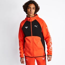 Men Hoodies - Puma Full Zip - Red-Red