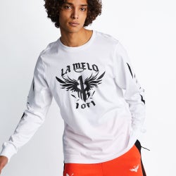 Men T-Shirts - Puma Melo Longsleeve - White-White