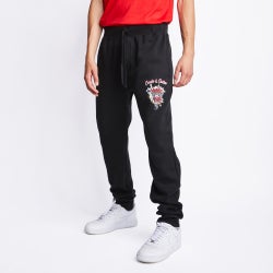 Men Pants - Crooks&Castles Rebellion For Change Cuffed - Black-Black
