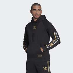 Men Hoodies - adidas Chile 20 - Black-Black