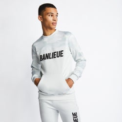 Men Track Tops - Banlieue Heritage Track Top - Grey-White
