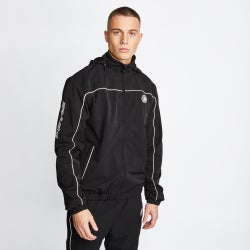 Men Track Tops - Banlieue Heritage Track Top - Black-Black