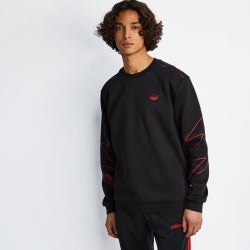 Men Sweatshirts - adidas Spirit Crew Neck - Black-Red