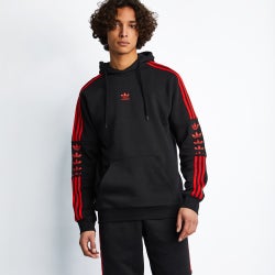 Men Hoodies - adidas Trefoil Fleece - Black-Black
