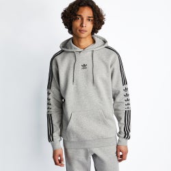 Men Hoodies - adidas Trefoil Fleece - Medium Grey Heather-Medium Grey Heather