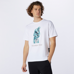 Men T-Shirts - New Balance Athletics - White-White