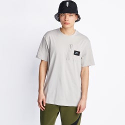 Men T-Shirts - Nike Sportswear Spu Shortsleeve Tee - Lt Iron Ore-Lt Iron Ore-Black