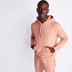 Men Hoodies - Nike Club - Lt Madder Root-Lt Madder Root