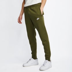 Men Pants - Nike Club Cuffed Pant - Rough Green-Rough Green-White