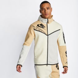 Men Hoodies - Nike Tech Fleece Gpx Full-zip Hoody - Light Bone-Coconut Milk-Sesame