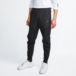 Men Pants - Nike Tech Mix Cuffed Pant - Black-Black-Black