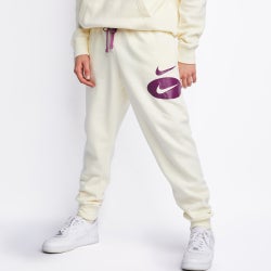 Men Pants - Nike Swoosh  Cuffed Pant - Coconut Milk-Coconut Milk